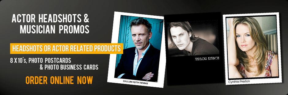Order Headshots and Actor Related Products